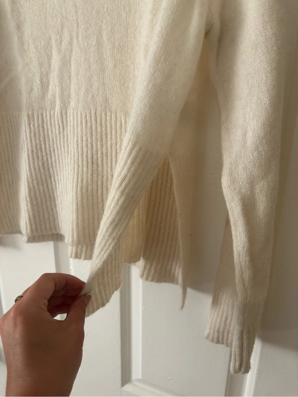 J.Crew Alpaca Blend Crewneck Sweater | Size Small | Ivory